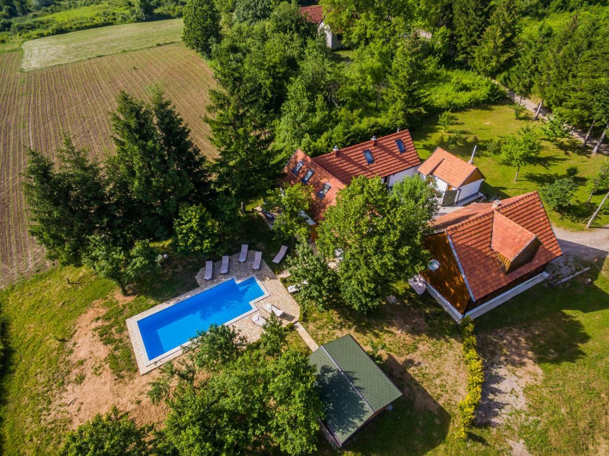 Beautiful Cottage With Heated Pool For 22 Ppl Plaški Exterior foto
